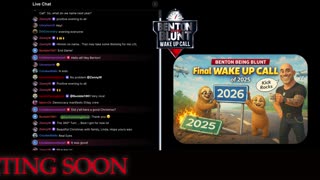 Benton Being Blunt "Final Wake Up Call"