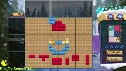 Adventure Mosaics Winter Holiday - Review and Walk-through - Level 52 - January 2026