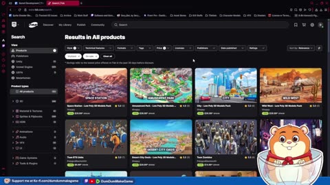 Dev Stream: Checking Out Some Monster Assets & Doing a Test Render!