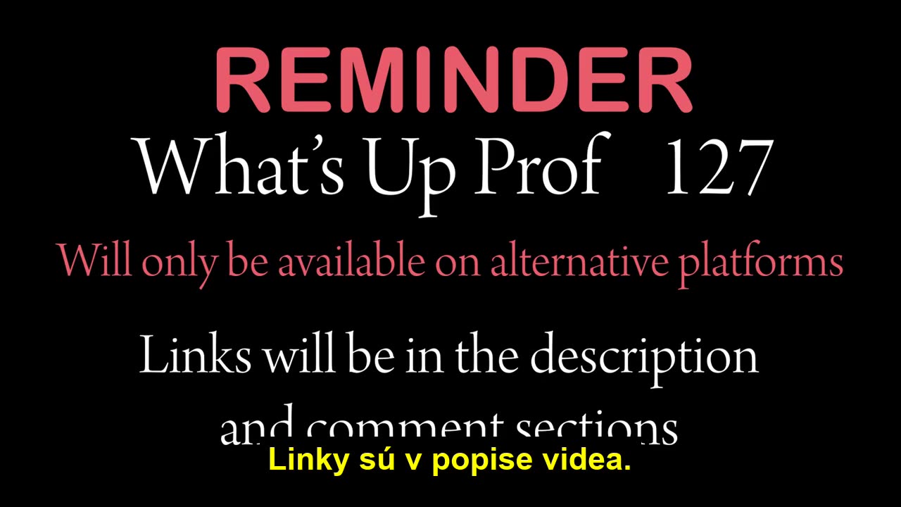 Biologické zbraně, transhumanismus, sledování, umělá inteligence __ Walter Veith • WUP 127