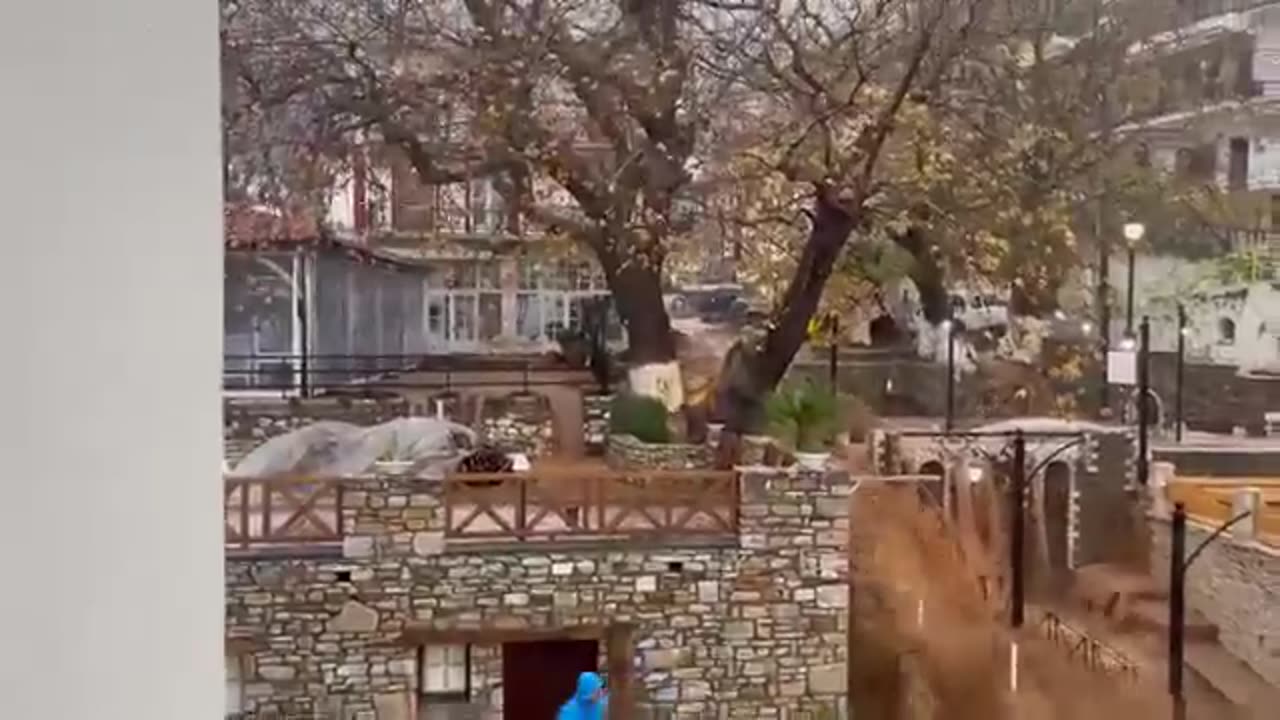 Serious Flooding In Thassos Island, Greece, 11/29/2025