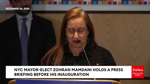 BREAKING NEWS: Zohran Mamdani Holds Press Briefing With Hours Ago Until NYC Mayor Inauguration