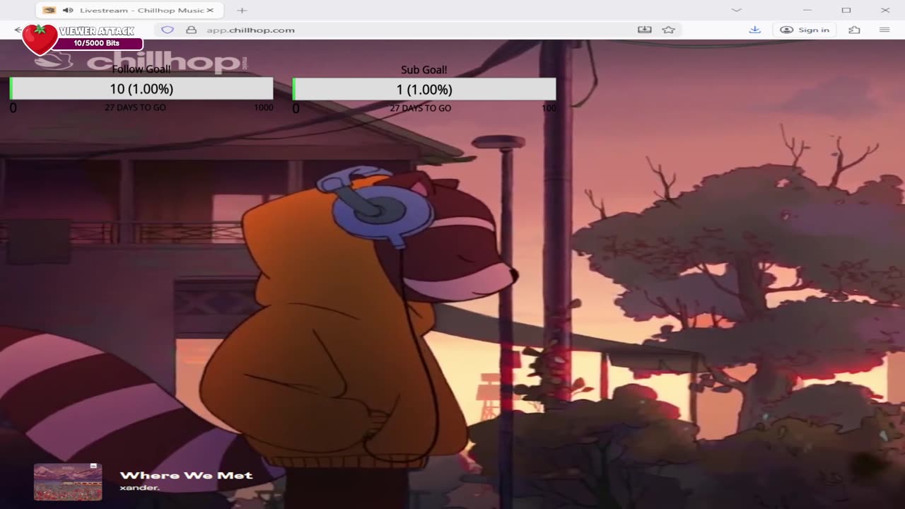 come check out the test stream!