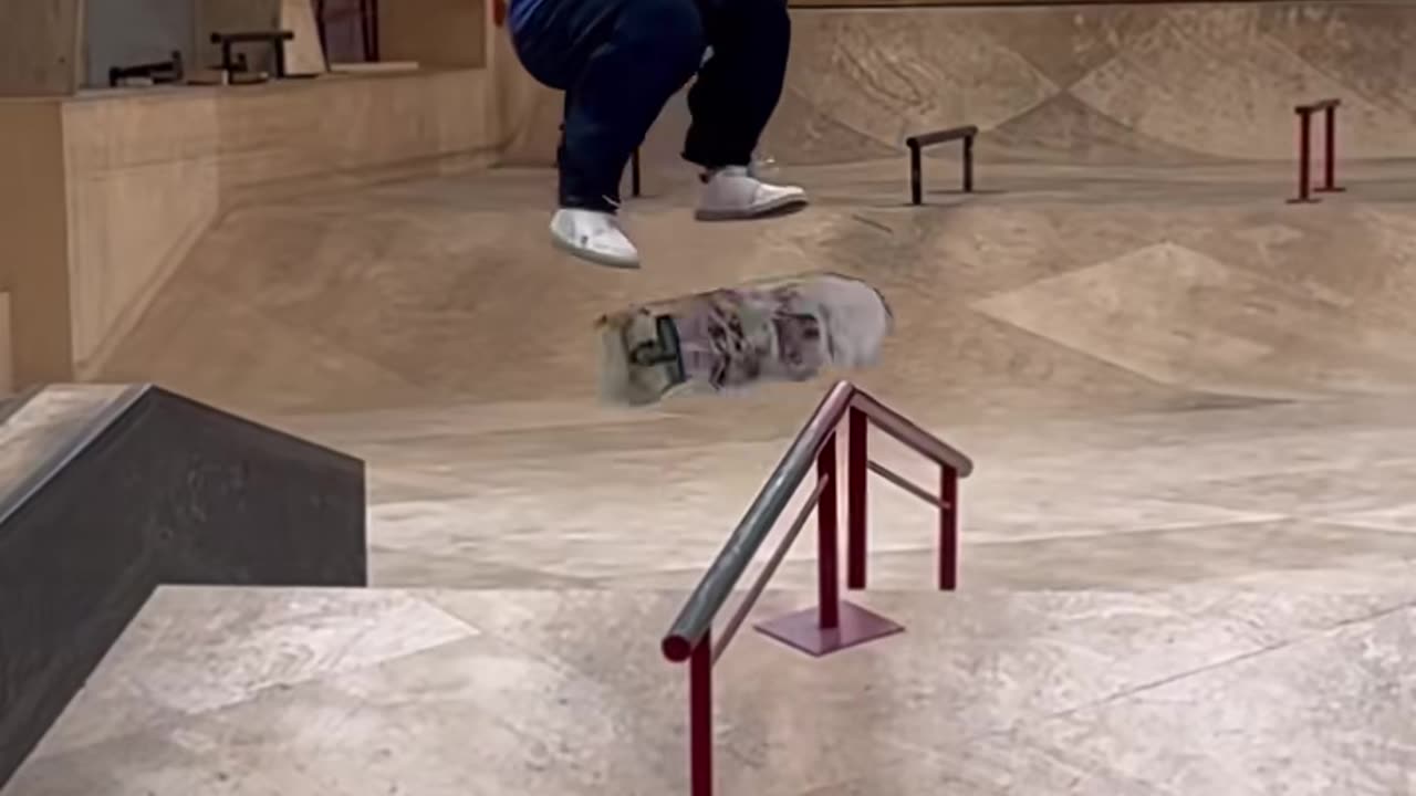 🔥🛹 360 Triple Flip Lipslide by reemyskater! Insane Trick! | SkateNation