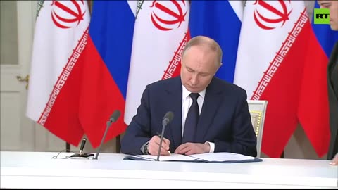 Putin and Iran's Pezeshkian sign HISTORIC strategic cooperation treaty