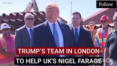 Trump's Team In London To Help UK's Nigel Farage||NEWS