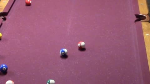 1 BALL BANK SHOT!