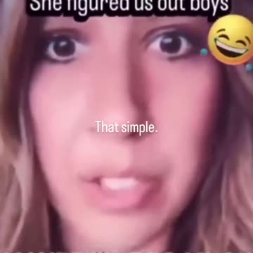 At last she figured out