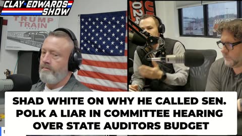 SHAD WHITE ON WHY HE CALLED A SENATOR A LIAR & CALLING OUT GOVERNMENT WASTE