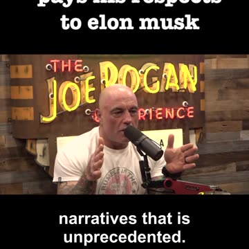 Joe Rogan THANKS Elon Musk #X #foundermode #jre