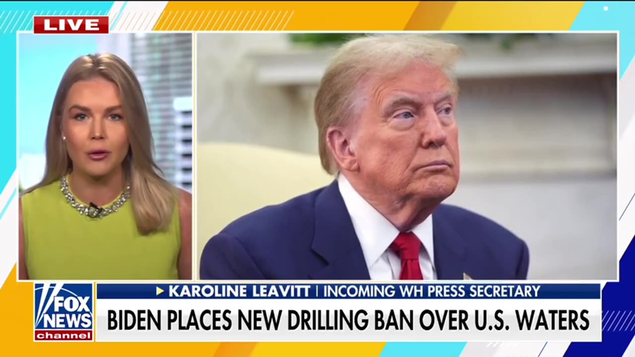 Trump Press Secretary Rips Biden Admins Disgraceful Decision To Ban Drilling Over U.S Waters