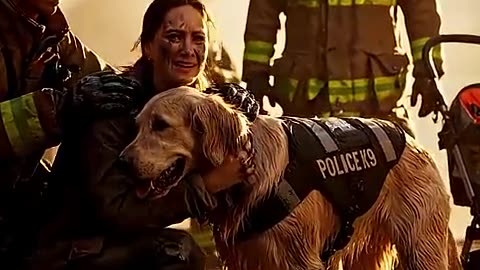 Wildlife Rescue – Brave Golden Retriever Saves Lives in Fire