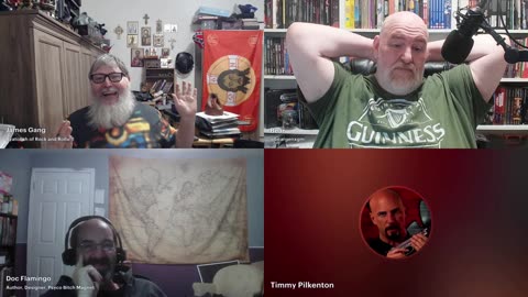 Painting and philosophizing.