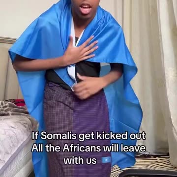 “If Trump kicks out Somalis from America, all other Africans will leave with us”- Somali man claims.