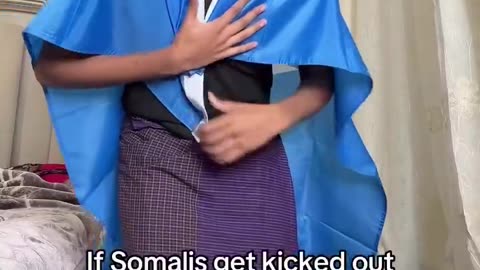 “If Trump kicks out Somalis from America, all other Africans will leave with us”- Somali man claims.