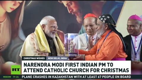 Modi becomes 1st Indian PM to attend Christmas festivities at Catholic Church