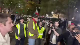 Nick Sortor attacked during an ICE protest in New Orleans