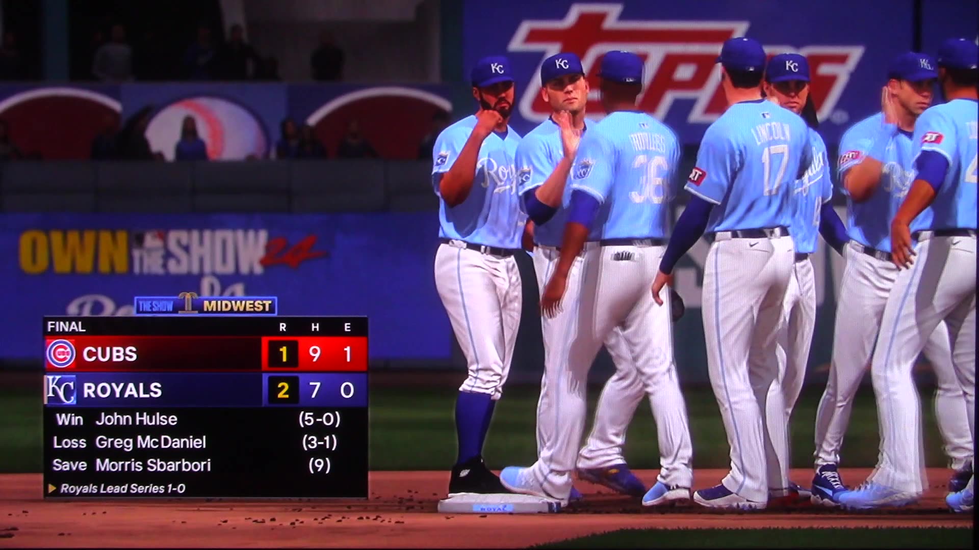 MLB The Show: Kansas City Royals vs Chicago Cubs (S23 G29)