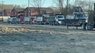 Incredible Moment Cavalry of Trucks Arrives in Hurricane-battered after Trump Visit & Promise to Help! !