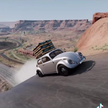 Carros da Wolks subindo morro com 1000 kg de carga