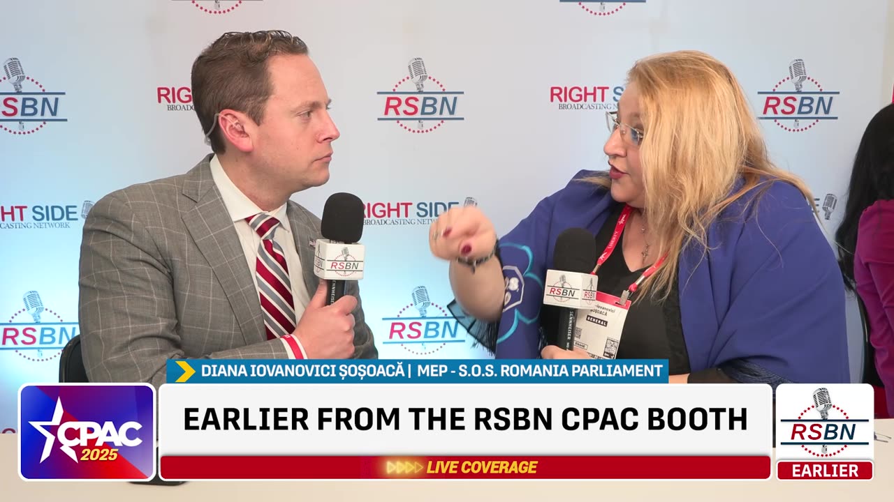 WATCH: Diana Iovanovici Șoșoacă's Full Interview with RSBN's Robert McNeily at CPAC 2025