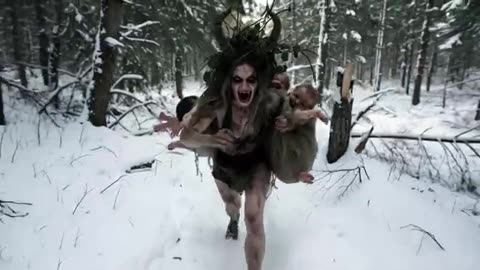 Baba Roga The Horned Slavic Boogeywoman Who Devours Naughty Kids