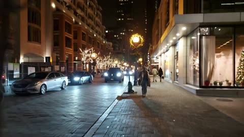 【4K】Toronto Luxury Nightlife experience Downtown Canada 🇨🇦