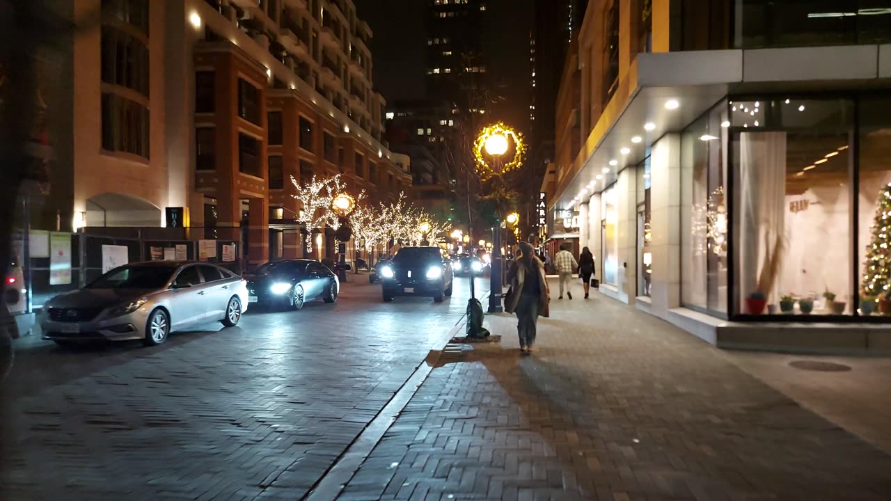 【4K】Toronto Luxury Nightlife experience Downtown Canada 🇨🇦