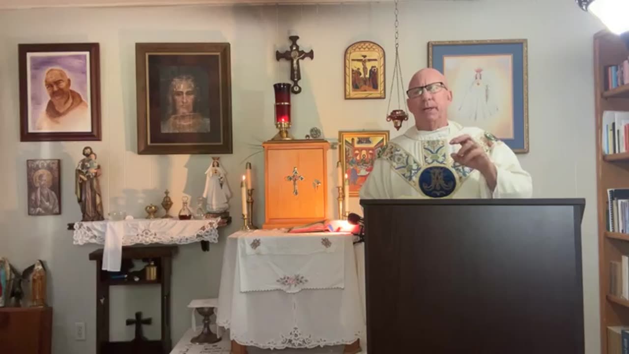 Unity of Christians. Adoration; homily on gifts of ourselves