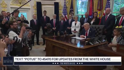 . @POTUS : "I'm thrilled to sign a very historic Executive Order to massively accelerate pediatric