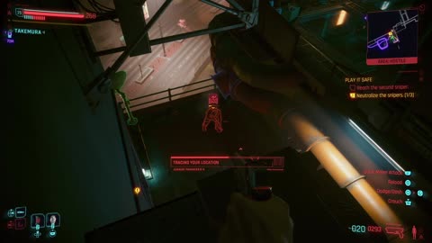 Cyberpunk 2077 Neutraliza Snipers