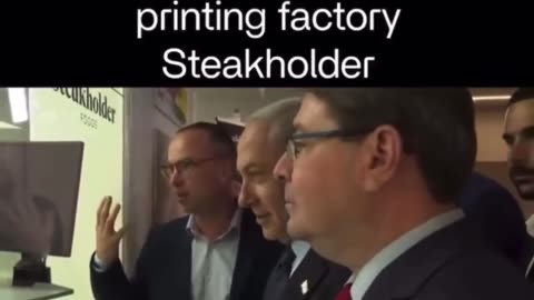 Netenyahu visits 3D meat printing factory