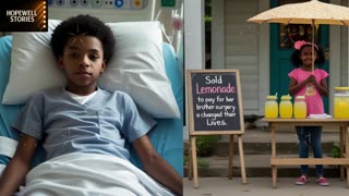 The Girl Who Sold Lemonade For Her Brother's Surgery The Millionaire Stranger Who Showed Up.