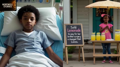 The Girl Who Sold Lemonade For Her Brother's Surgery The Millionaire Stranger Who Showed Up.