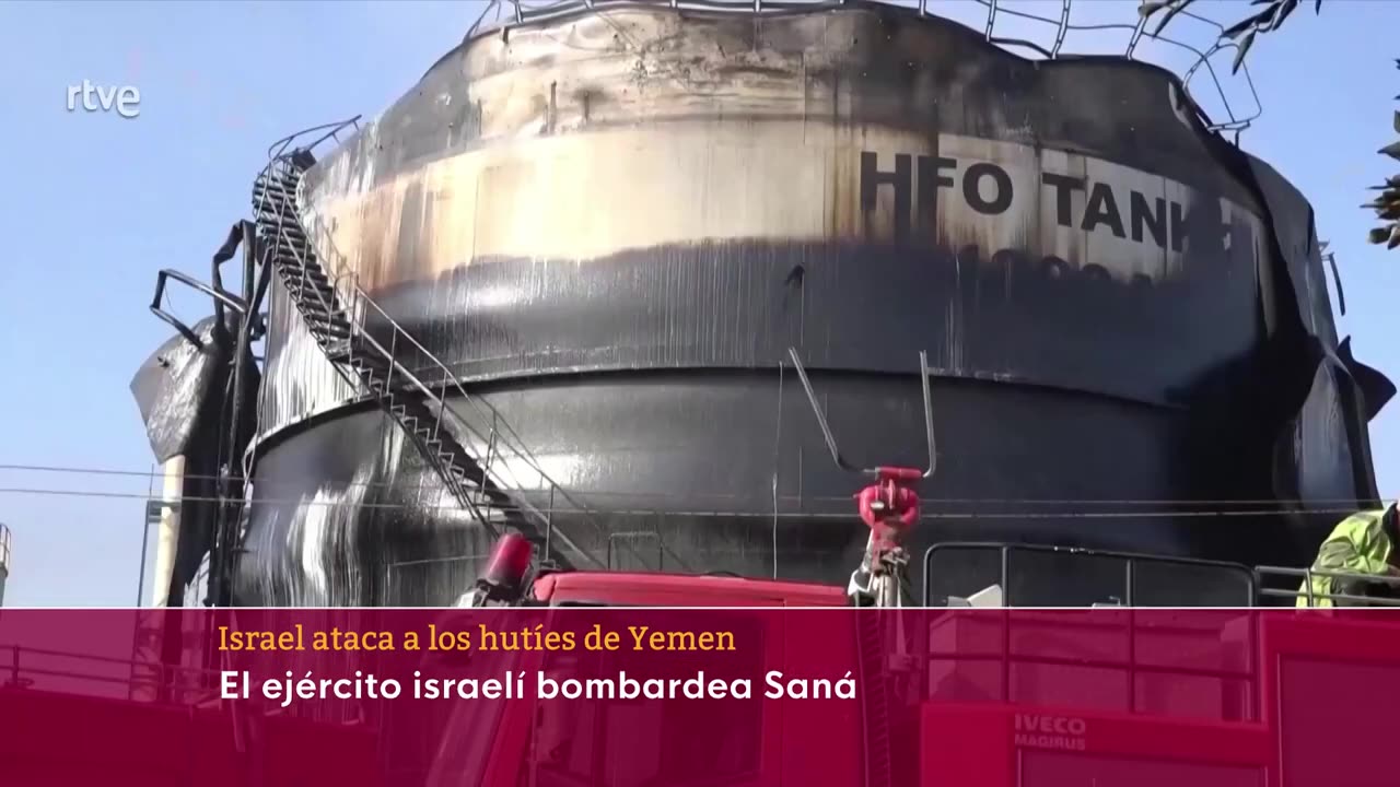 ISRAEL-YEMEN: Los HUTÍES responden al ÚLTIMO ATAQUE de NETANYAHU en el AEROPUERTO de SANÁ | RTVE