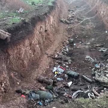 Footage from our side, the guys showed the road to death, apparently somewhere near Vovchansk.
