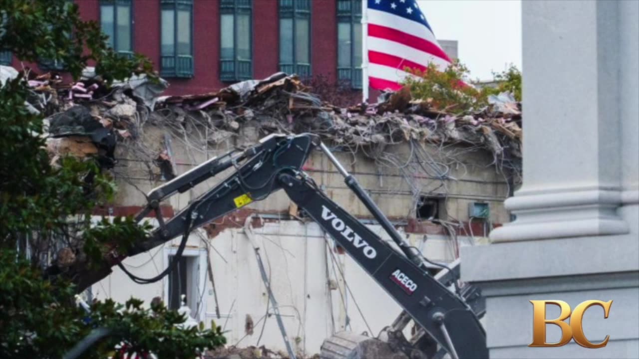 Demolition of the White House’s East Wing starts for Trump’s ballroom project