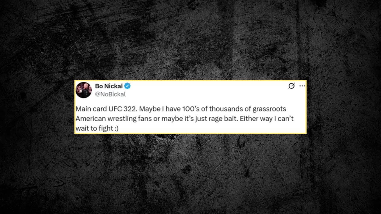 Bo Nickal Fires Back: “I Belong on the Main Card!”