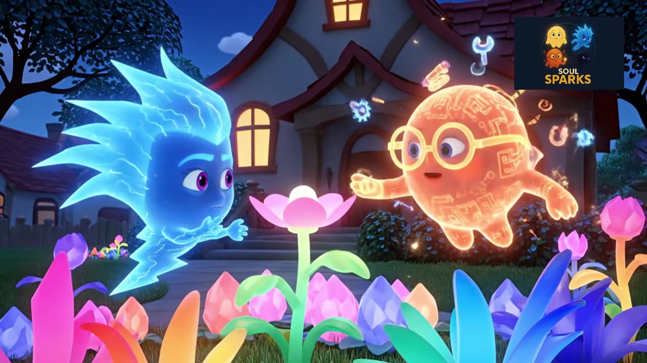 SCENE 1: THE CITY OF LIGHT - OPENING SEQUENCE | Soul Sparks | 3D Animated Short Film