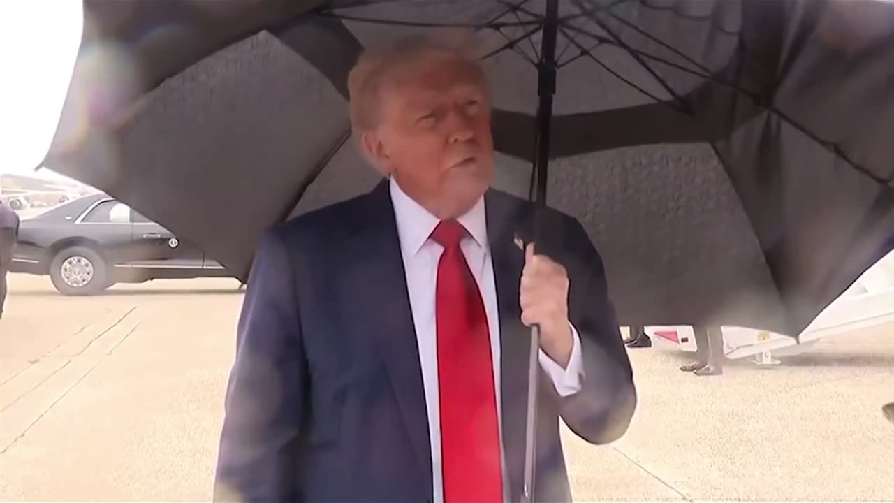 Trump Speaks to Reporters While Departing for Middle East