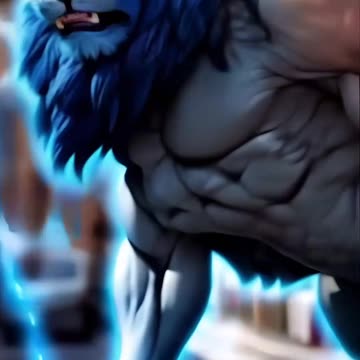 Trending ai cat to lion short video