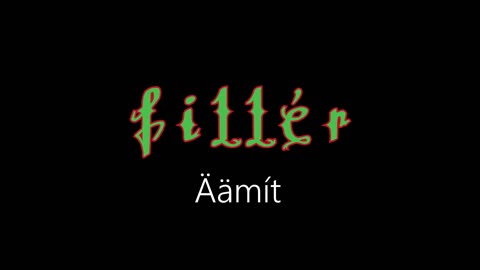 Fillér ¦ Äämít (officiäl audió)