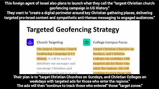 USA: Israeli company to launch “largest Christian church geofencing campaign in US History.”