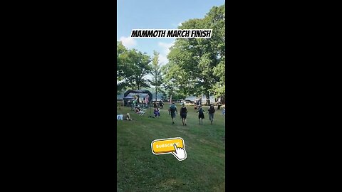 Mammoth March finish line