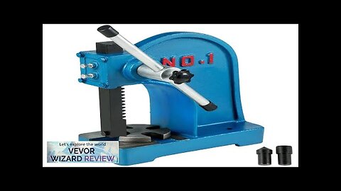 VEVOR Manual Arbor Press 1 Ton Heavy Duty Arbor Press with 4-5/8 Review