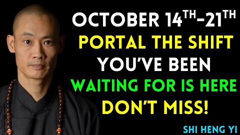 October 14–21 Portal 🌌 The Shift You’ve Been Waiting for Finally Begins!