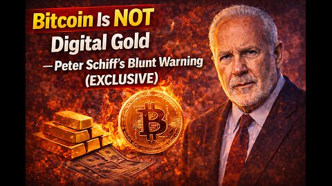 Bitcoin Is NOT Digital Gold — Peter Schiff’s Blunt Warning (EXCLUSIVE)