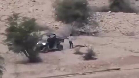zionist settler ties a Palestinian to his vehicle and lynches him in the occupied West Bank..