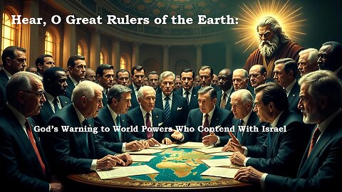 Hear, O Great Rulers of the Earth: God’s Warning to World Powers Who Contend With Israel