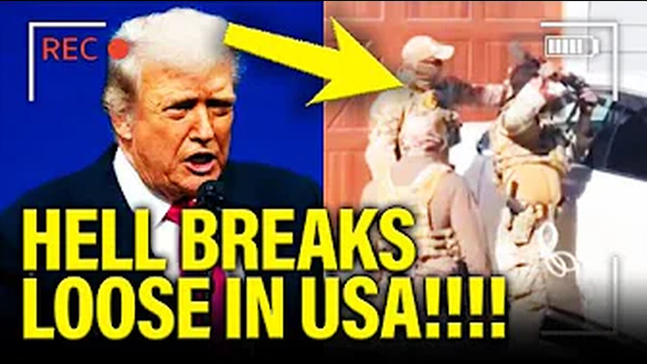 All HELL BREAKS LOOSE as Trump Turns US Cities INTO WAR ZONE